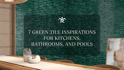 7 Green Tile Inspirations for Kitchens, Bathrooms, and Pools
