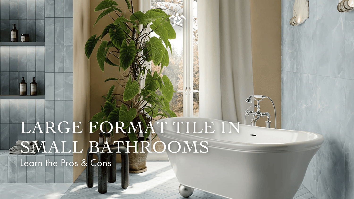 Does Large Format Tile in Small Bathrooms Work?