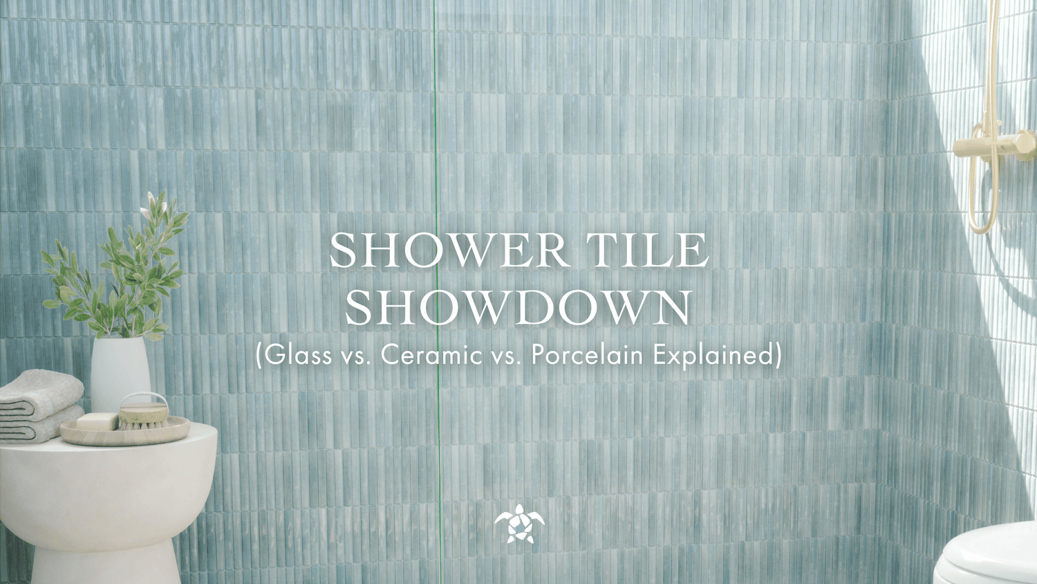 Shower Tile Showdown: Glass vs. Ceramic vs. Porcelain Explained