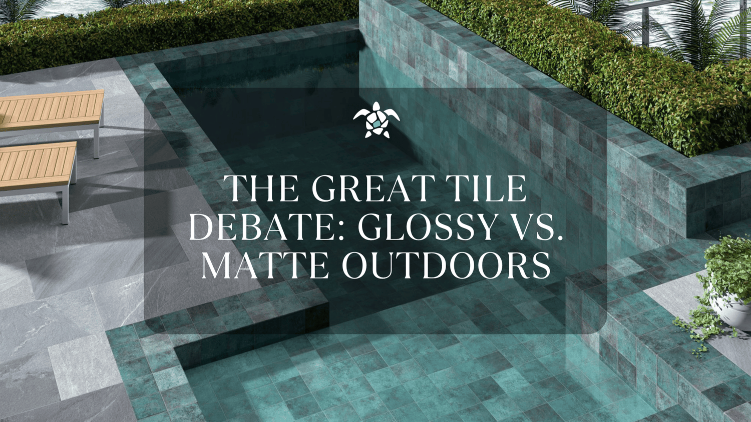 The Great Tile Debate: Glossy vs. Matte Outdoors