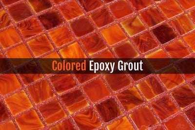 Dazzling Detail: Colored Epoxy Grout