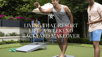 Living That Resort Life: A Weekend Backyard Makeover