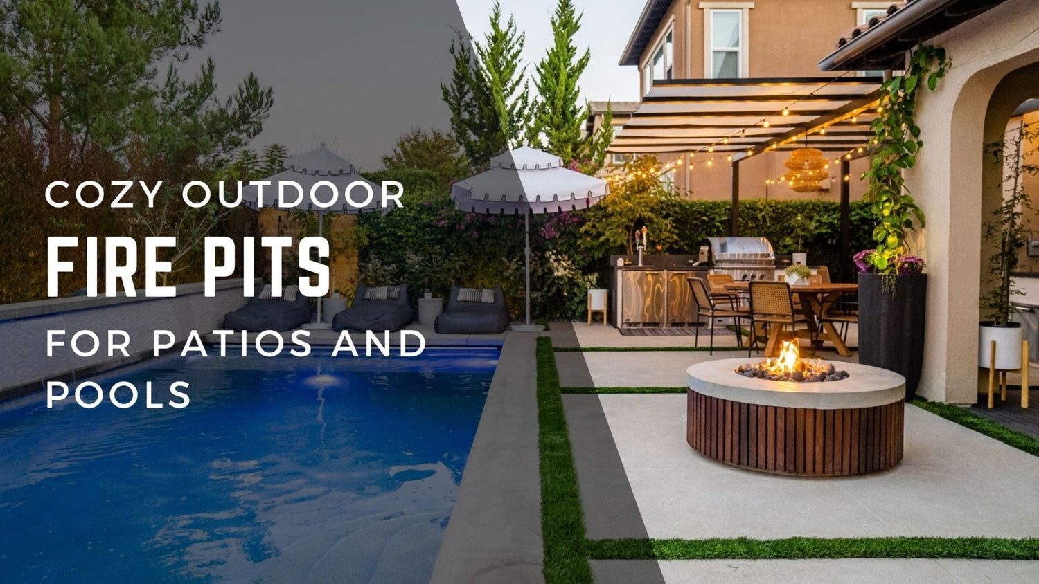 Cozy Outdoor Fire Pits for Patios and Pools