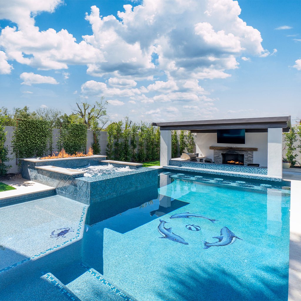 Artistry in Mosaics | Mosaics & Glass Tile Blends for Pool Designs
