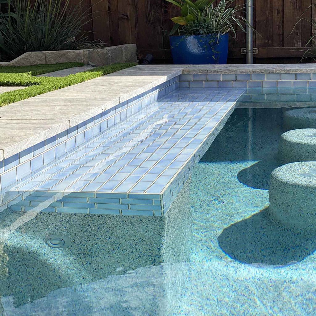 Porcelain Pool Tiles | Waterline & Swimming Pool Tile Designs