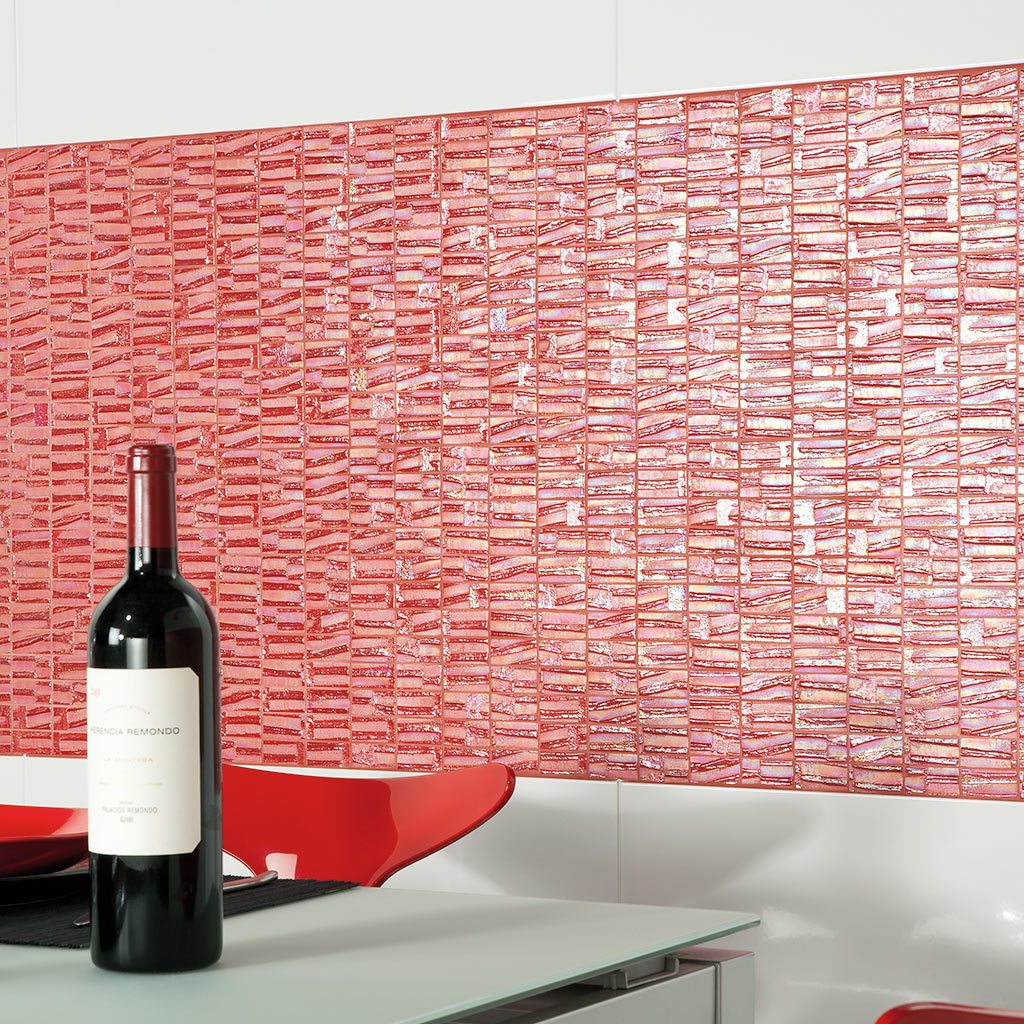 Red Tiles | Red Mosaic Tile for Backsplashes, Showers, & Pools