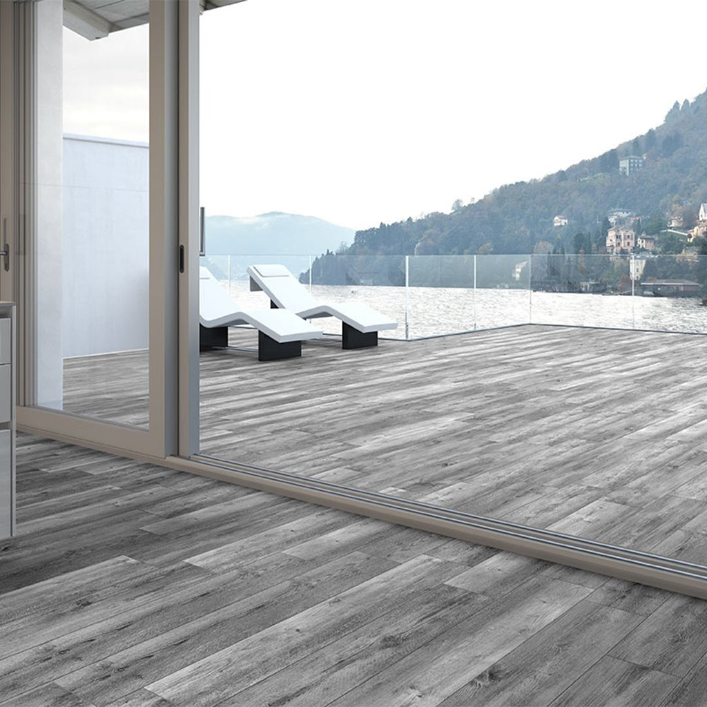 Wood-Look Porcelain Pavers and Coping | Porcelain Deck Tiles