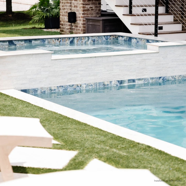 Cross Multicolor 6" x 6" Pool Tile I CVLCROSMULTI6 | Pool Waterline Tile