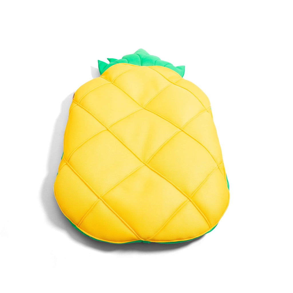 Pineapple-shaped pillow on a white background