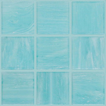 240 Blue Aura, 3/4" x 3/4" - Glass Tile