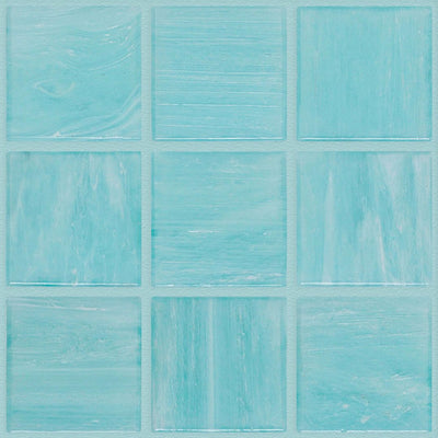 240 Blue Aura, 3/4" x 3/4" - Glass Tile