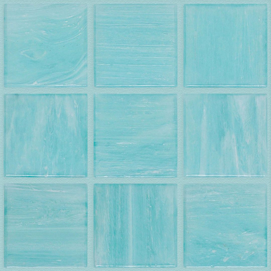 240 Blue Aura, 3/4" x 3/4" - Glass Tile