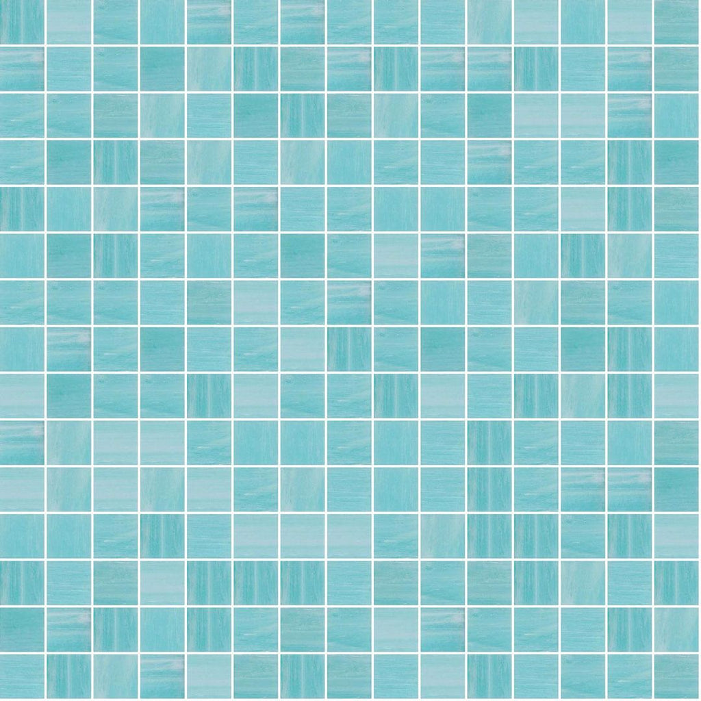 240 Blue Aura, 3/4" x 3/4" - Glass Tile