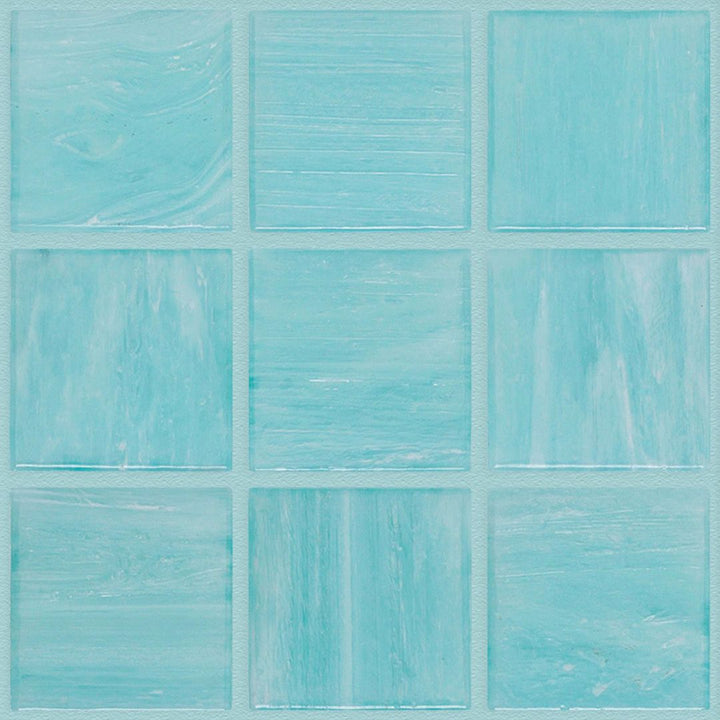240 Blue Aura, 3/4" x 3/4" - Glass Tile
