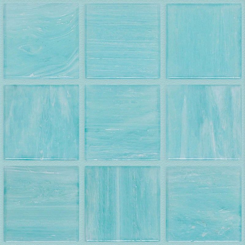 240 Blue Aura, 3/4" x 3/4" - Glass Tile