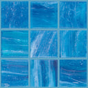 244 Aquatic Bliss, 3/4" x 3/4" - Glass Tile