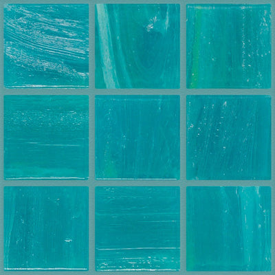 249 Amazonite, 3/4" x 3/4" - Glass Tile