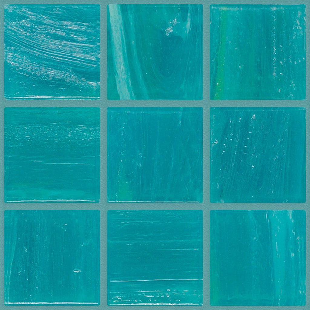 249 Amazonite, 3/4" x 3/4" - Glass Tile