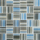 Cerulean Gold, 2" x 2" - Glass Tile