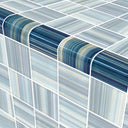 Indigo Gold, Trim 2" x 2" - Glass Tile