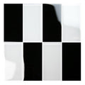 Jet Black, 3" x 6" - Glass Tile