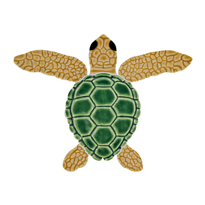 Mini Loggerhead Turtle Mosaic by Artistry in Mosaics