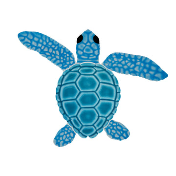 Mini Aqua Loggerhead Turtle Mosaic by Artistry in Mosaics
