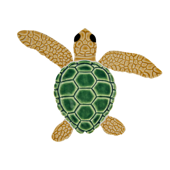 Mini Loggerhead Turtle Mosaic by Artistry in Mosaics
