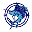 Sailfish Compass - Blue - Pool Mosaic