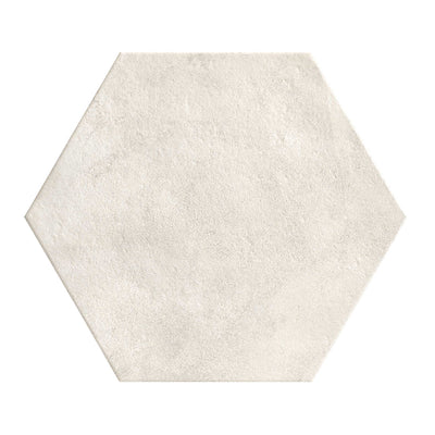 Atelier White Satin, Hexagon Porcelain Tile | Tesoro Floor & Wall Tile