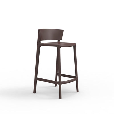 Africa Counter Stool by Vondom | Counter Height Stools - Bronze