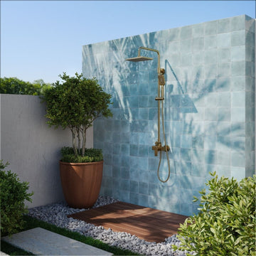 Agadir Agua, 5.8" x 5.8" | Porcelain Tile for Interiors & Exteriors