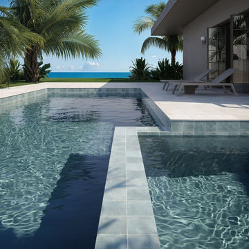 Agadir Agua, 5.8" x 5.8" | Porcelain Tile for Interiors & Exteriors