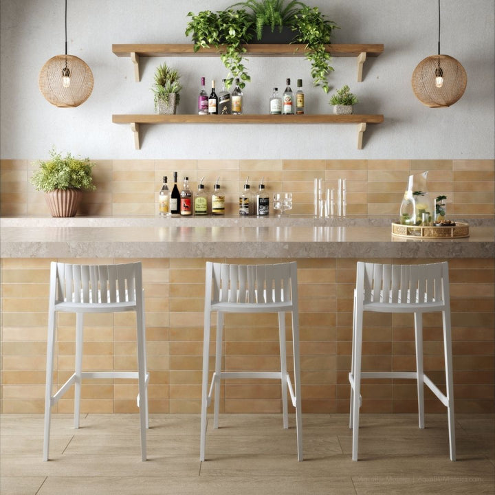 Agadir Cotto Oscuro Matte, 2.8" x 11" | Porcelain Tile by Dune