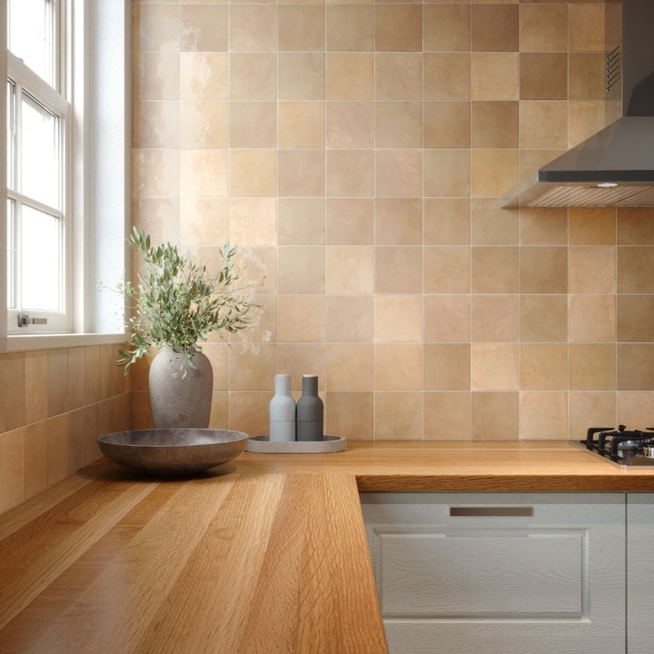 Agadir Cotto Oscuro Matte, 5.8" x 5.8" | Porcelain Tile by Dune