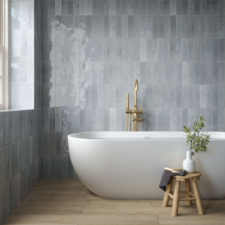 Agadir Piedra, 2.8" x 11" | Porcelain Tile for Interiors & Exteriors