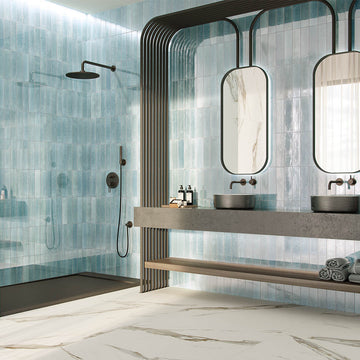 Agadir Agua, 2.8" x 11" | Porcelain Tile for Interiors & Exteriors