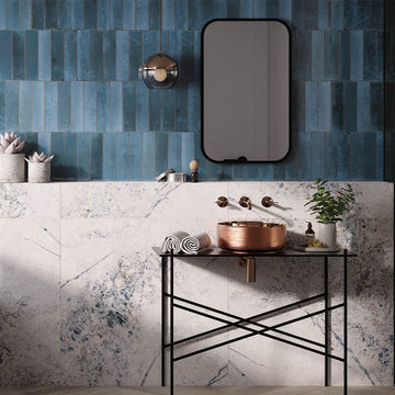 Agadir Lago, 2.8" x 11" | Porcelain Tile for Interiors & Exteriors