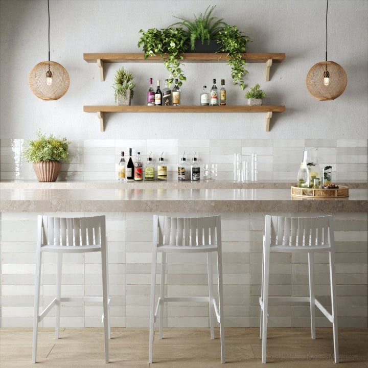 Agadir Niebla, 2.8" x 11" | Porcelain Tile for Interiors & Exteriors