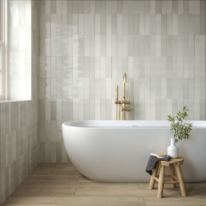 Agadir Niebla, 2.8" x 11" | Porcelain Tile for Interiors & Exteriors