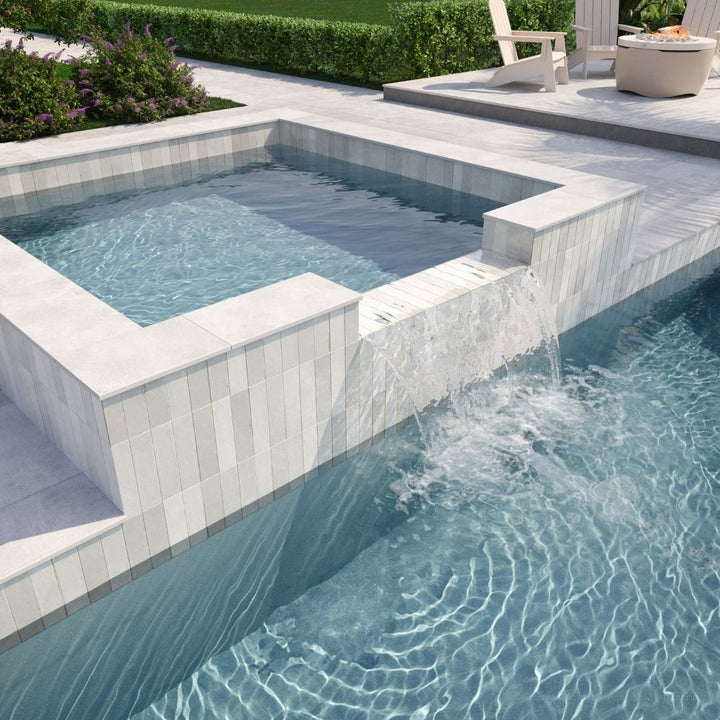 Agadir Niebla, 2.8" x 11" | Porcelain Tile for Interiors & Exteriors