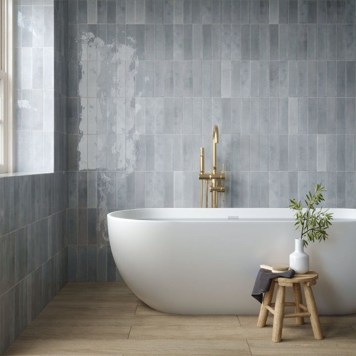 Agadir Piedra, 2.8" x 11" | Porcelain Tile for Interiors & Exteriors