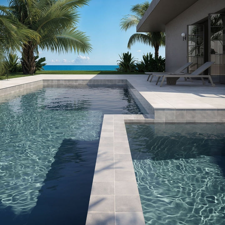 Agadir Piedra, 5.8" x 5.8" | Porcelain Tile for Interiors & Exteriors