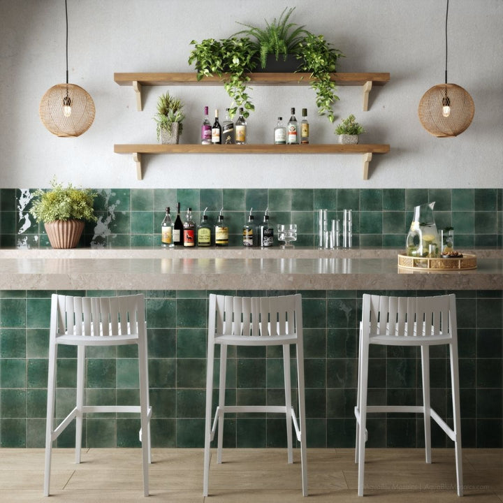 Agadir Selva, 5.8" x 5.8" | Porcelain Tile for Interiors & Exteriors
