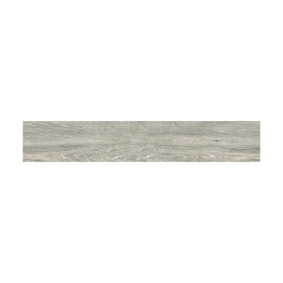 Agra Fort Gris, 8" x 48" | Porcelain Wood-Look Floor Tile
