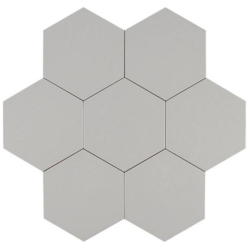 Albatross Pumice Hexagon Ceramic Tile