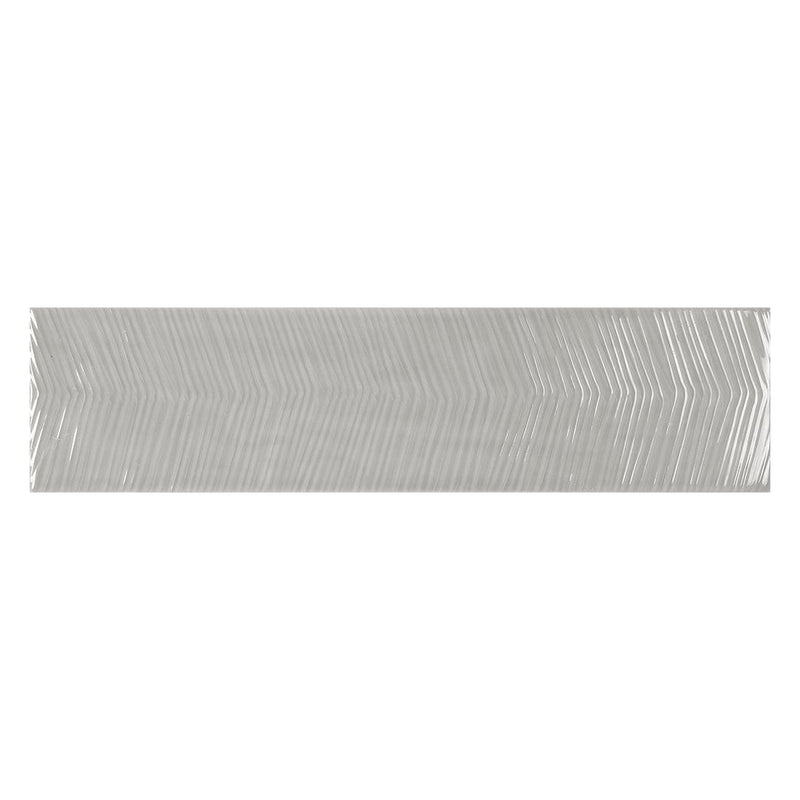  Albatross Smoke Deco, 3" x 12" Ceramic Tile | Kitchen Backsplash & Bathroom Tile
