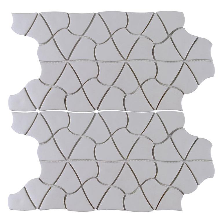 Plumeria, Mixed Glass Tile | Bathroom & Kitchen Backsplash Tile