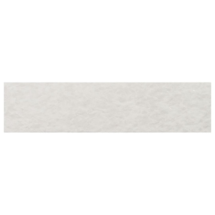 Alps White porcelain tile by Aquatica