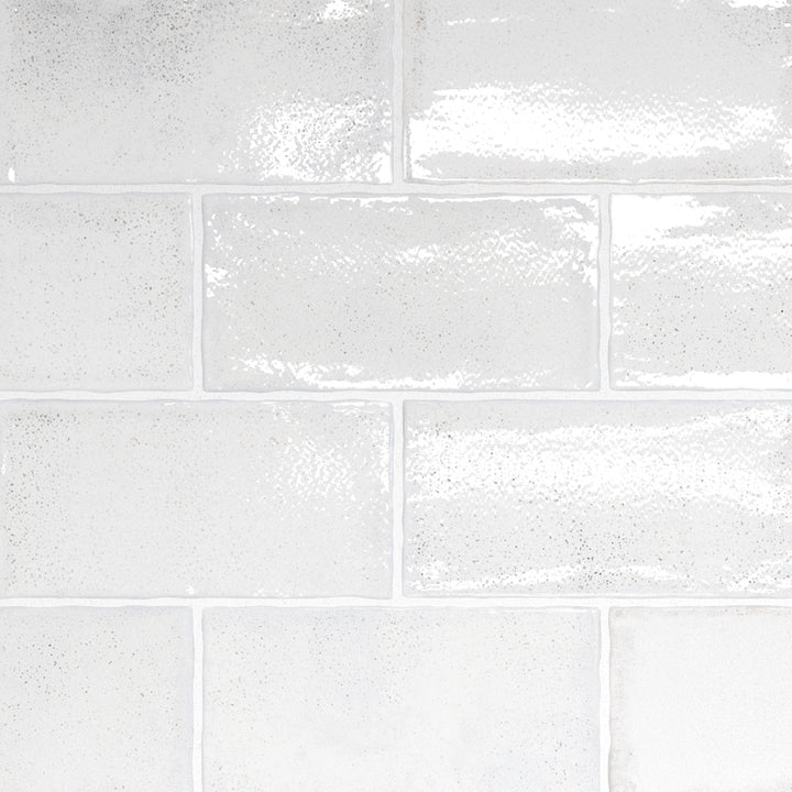 Altea White, 3" x 6" Ceramic Tile | Zellige-Look Tile